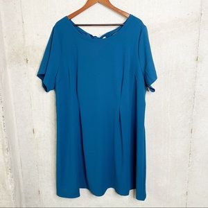 Lane Bryant teal blue dress size 24 / 26